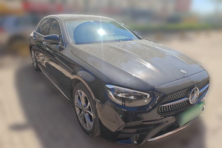 Used Mercedes-Benz E-Class 2022 Revised E 300 L Sporty and Stylish Edition Front Right 45 Deg
