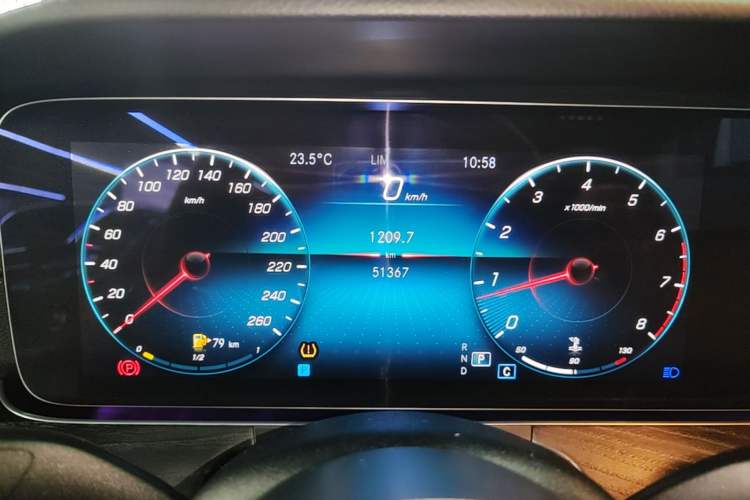 Used Mercedes-Benz E-Class 2022 Second Facelift E 300 L Sporty and Stylish Edition Instrument Cluster