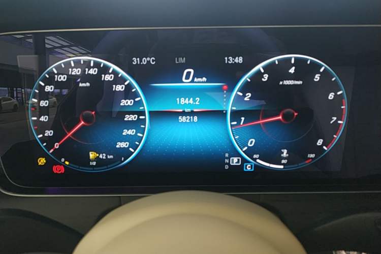 Used Mercedes-Benz E-Class 2022 E 300 L Sporty and Stylish Model Instrument Cluster