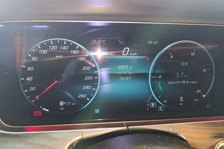 Used Mercedes-Benz E-Class 2022 Revised E 300 L Sporty and Stylish Edition Instrument Cluster