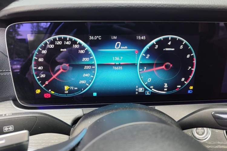 Used Mercedes-Benz E-Class 2022 Updated E 300 L Stylish Edition Instrument Cluster