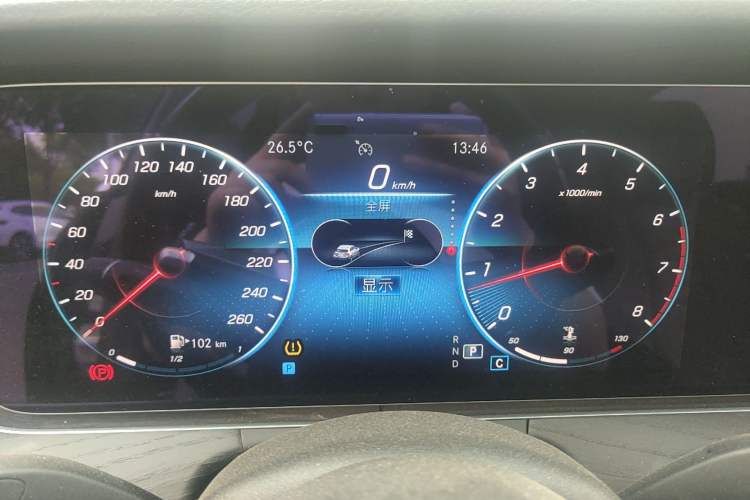 Used Mercedes-Benz E-Class 2022 Second Facelift E 300 L Sporty and Stylish Edition Instrument Cluster