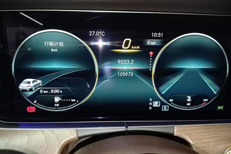 Used Mercedes-Benz E-Class 2022 E 300 L Luxury Model Instrument Cluster