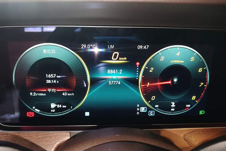 Used Mercedes-Benz E-Class 2022 Second Facelift E 300 L Fashion Edition Instrument Cluster