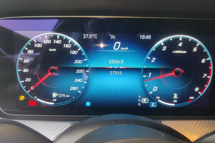Used Mercedes-Benz E-Class 2022 Second Facelift E 300 L Sport Luxury Edition Instrument Cluster
