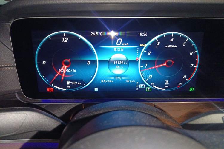 Used Mercedes-Benz E-Class 2022 Second Facelift E 260 L Sport Edition Instrument Cluster