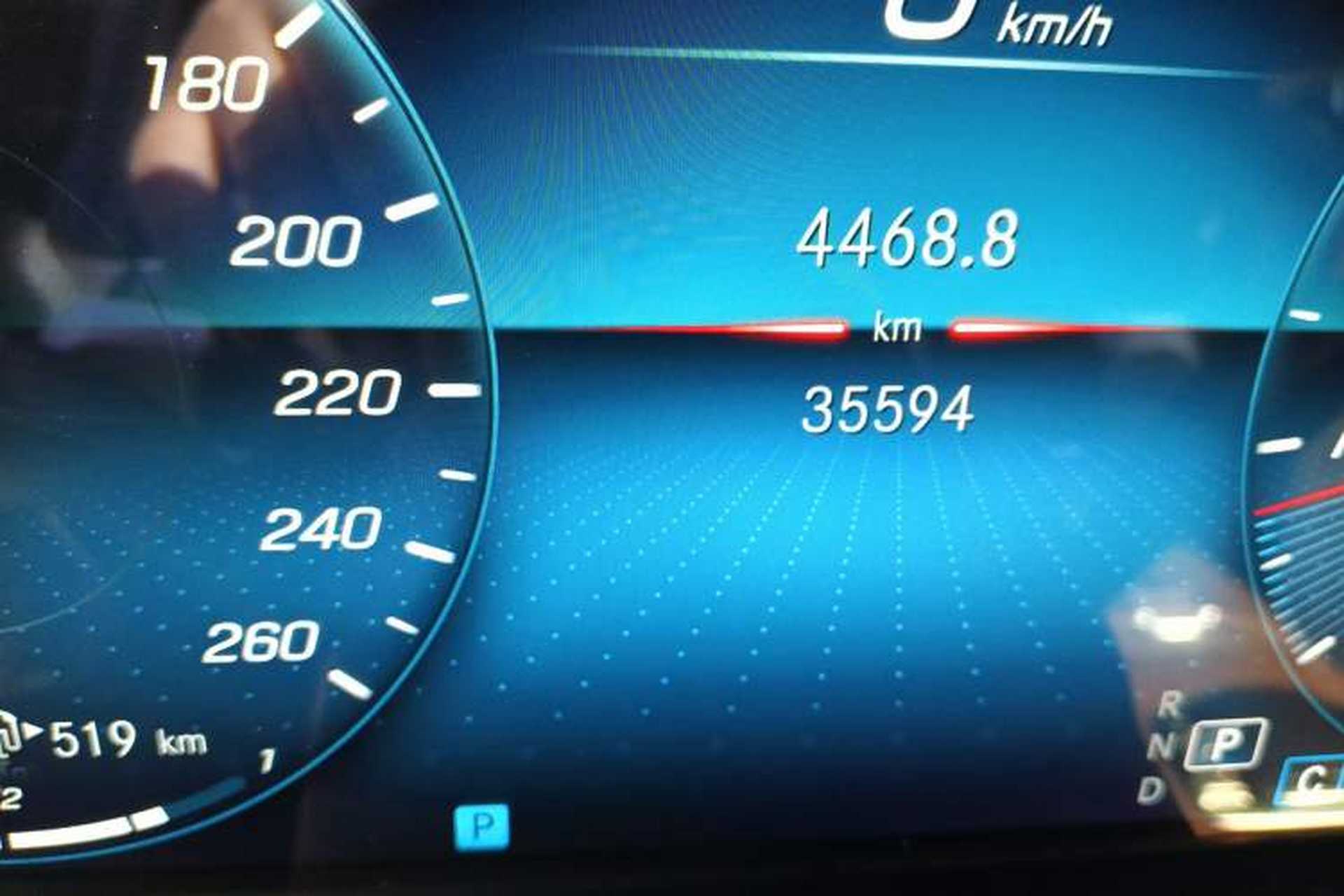 Used Mercedes-Benz E-Class 2022 Updated E 300 L Stylish Edition Odometer Close Up
