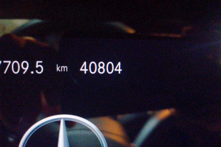 Used Mercedes-Benz E-Class 2022 E 300 L Sporty and Stylish Model Odometer Close Up