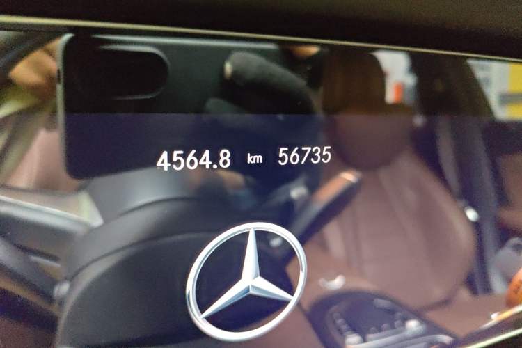 Used Mercedes-Benz E-Class 2022 Revised E 300 L Sporty and Stylish Edition Odometer Close Up