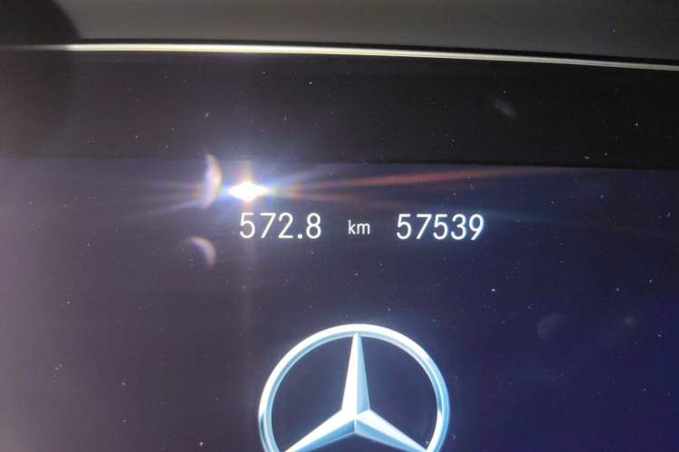 Used Mercedes-Benz E-Class 2022 Revised E 300 L Sporty and Stylish Edition Odometer Close Up