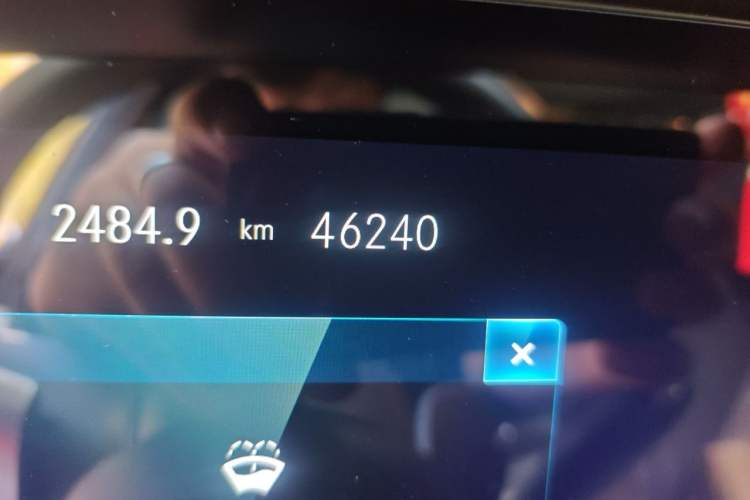 Used Mercedes-Benz E-Class 2022 Second Facelift E 300 L Luxury Edition Odometer Close Up