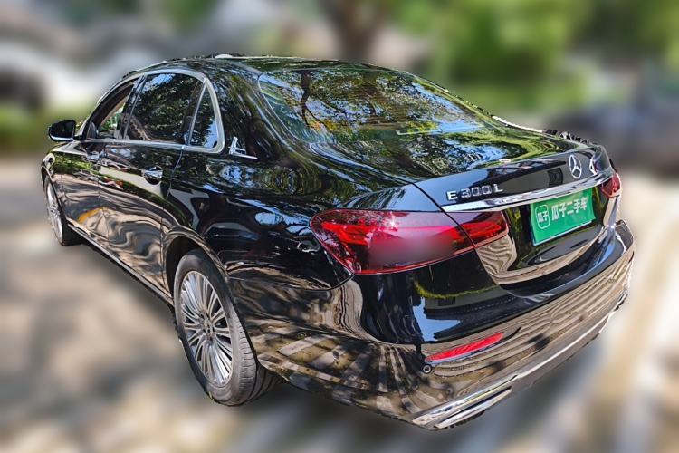 Used Mercedes-Benz E-Class 2022 Revised Version E 300 L Luxury Edition Rear Left 45 Deg