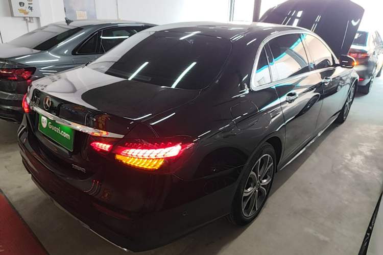 Used Mercedes-Benz E-Class 2022 Revised E 300 L Sporty and Stylish Edition Rear Right 45 Deg