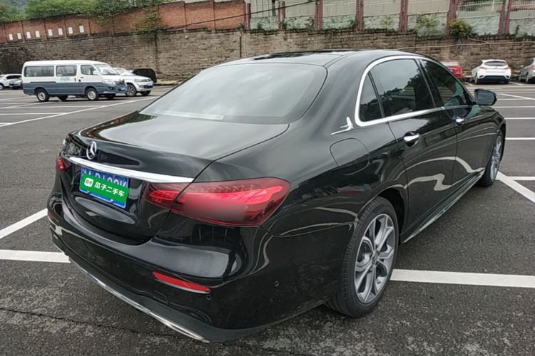 Used Mercedes-Benz E-Class 2022 E 300 L Sporty and Stylish Model Rear Right 45 Deg