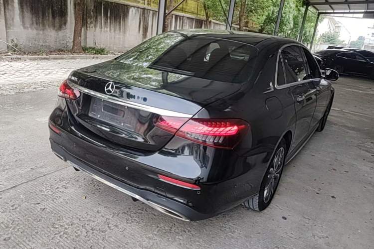 Used Mercedes-Benz E-Class 2022 Revised E 300 L Sporty and Stylish Edition Rear Right 45 Deg