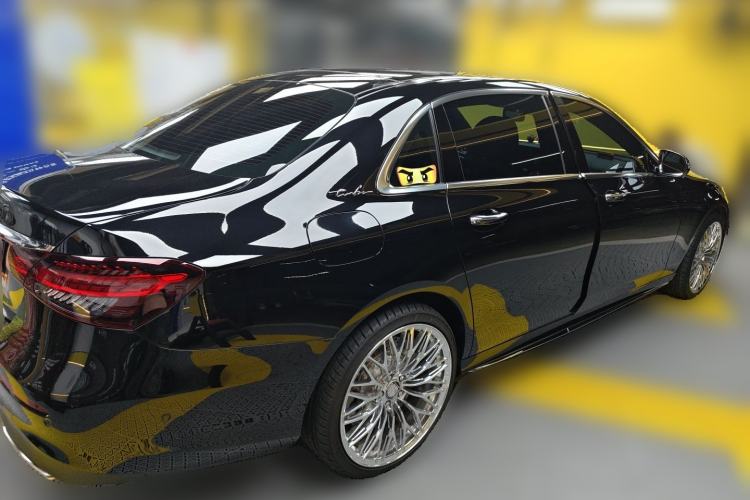 Used Mercedes-Benz E-Class 2022 Revised E 300 L Sporty and Stylish Edition Rear Right 45 Deg