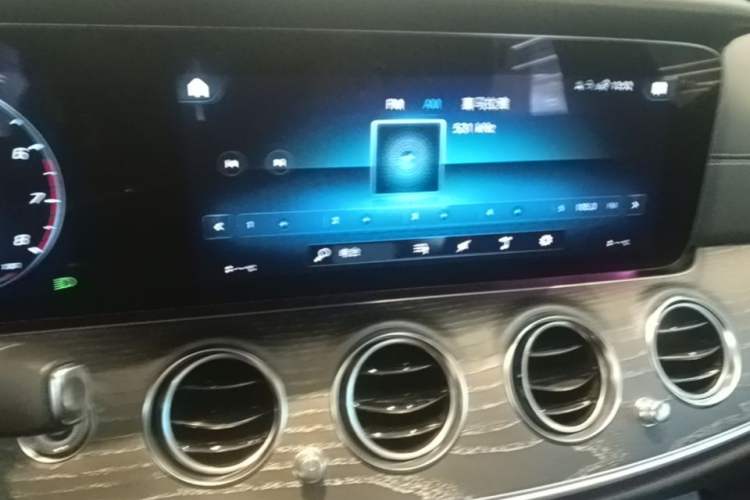 Used Mercedes-Benz E-Class 2022 Revised E 300 L Sporty and Stylish Edition Audio And AC Panel