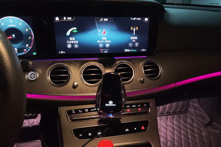 Used Mercedes-Benz E-Class 2022 E 300 L Sporty and Stylish Model Audio And AC Panel