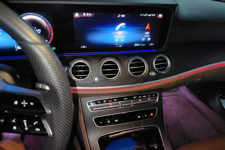 Used Mercedes-Benz E-Class 2022 Revised E 300 L Sport Luxury Edition Audio And AC Panel