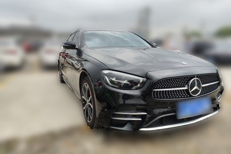 Used Mercedes-Benz E-Class 2022 Revised E 300 L Sporty and Stylish Edition Front Right 45 Deg