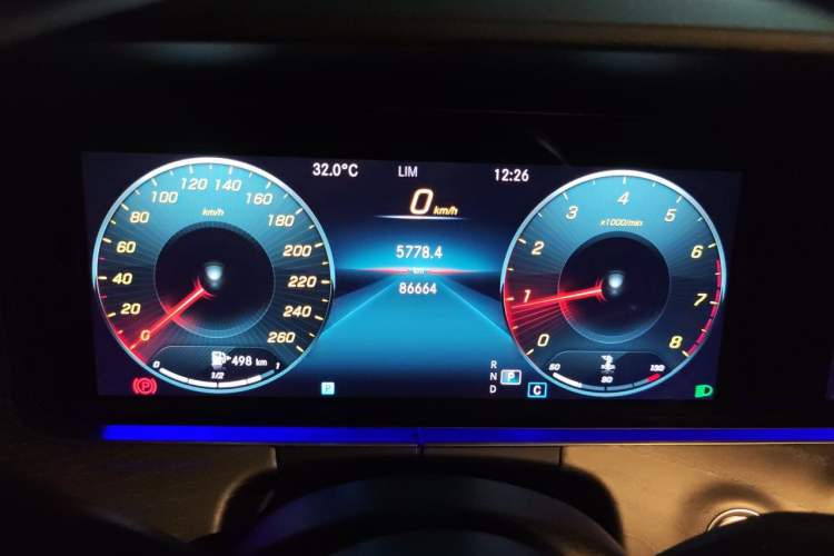 Used Mercedes-Benz E-Class 2022 E 300 L Sporty and Stylish Model Instrument Cluster