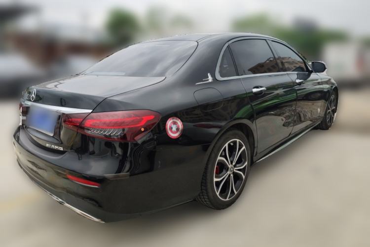 Used Mercedes-Benz E-Class 2022 Revised E 300 L Sporty and Stylish Edition Rear Right 45 Deg
