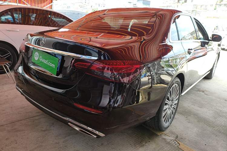Used Mercedes-Benz E-Class 2022 E 300 L Stylish Model Rear Right 45 Deg
