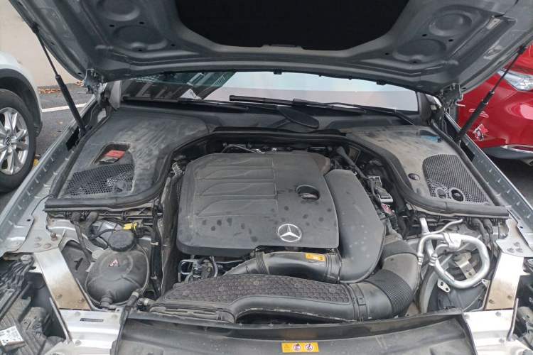 Used Mercedes-Benz E-Class 2022 Revised E 300 L Sporty and Stylish Edition Engine Bay