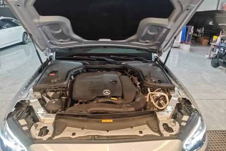 Used Mercedes-Benz E-Class 2022 E 300 L Sporty and Stylish Model Engine Bay