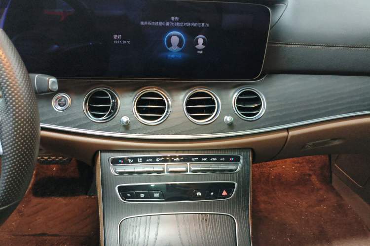 Used Mercedes-Benz E-Class 2022 Revised E 300 L Sporty and Stylish Edition Audio And AC Panel