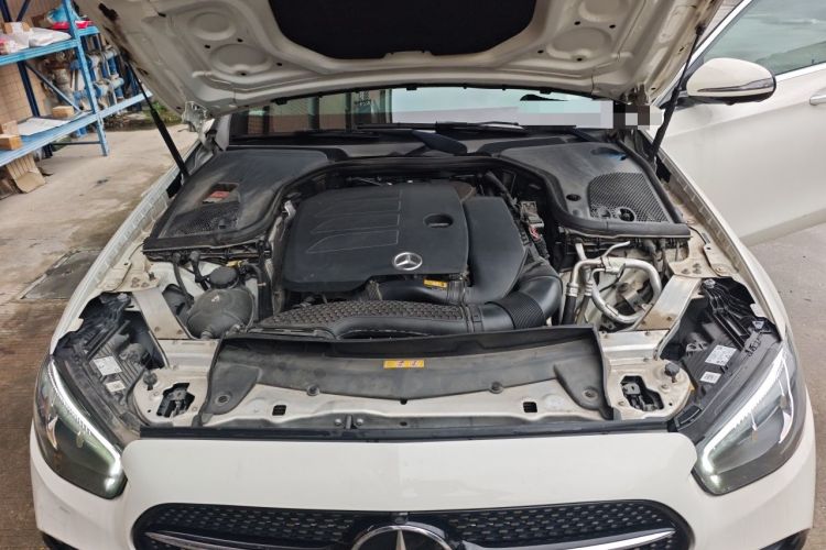 Used Mercedes-Benz E-Class 2022 Revised E 300 L Sporty and Stylish Edition Engine Bay