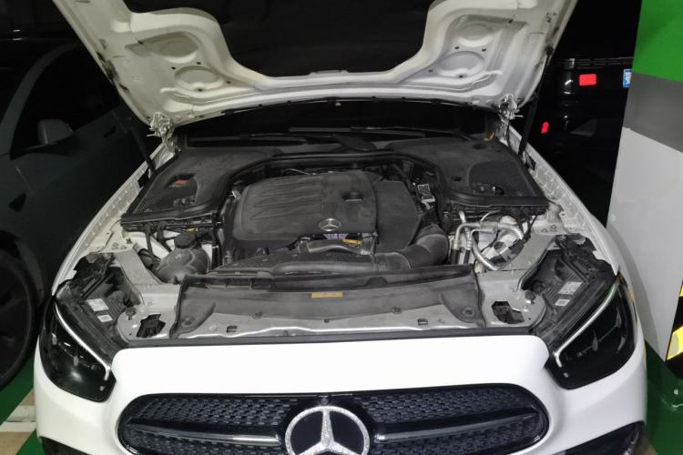 Used Mercedes-Benz E-Class 2022 Revised E 300 L Sporty and Stylish Edition Engine Bay