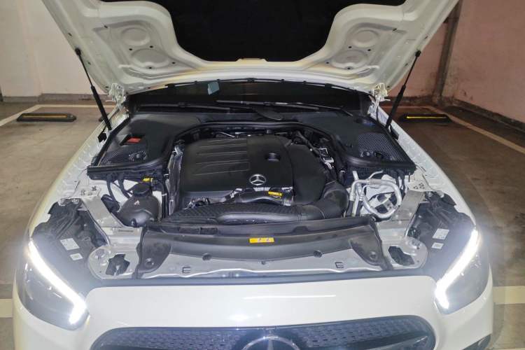 Used Mercedes-Benz E-Class 2022 Revised E 300 L Sporty and Stylish Edition Engine Bay
