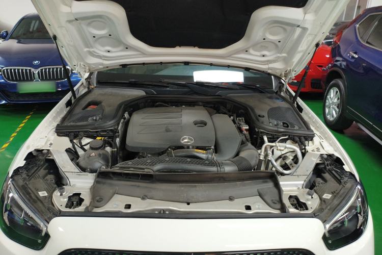 Used Mercedes-Benz E-Class 2022 Revised E 300 L Sporty and Stylish Edition Engine Bay