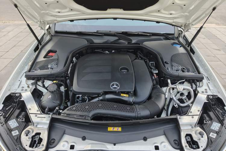 Used Mercedes-Benz E-Class 2022 E 300 L Sporty and Stylish Model Engine Bay