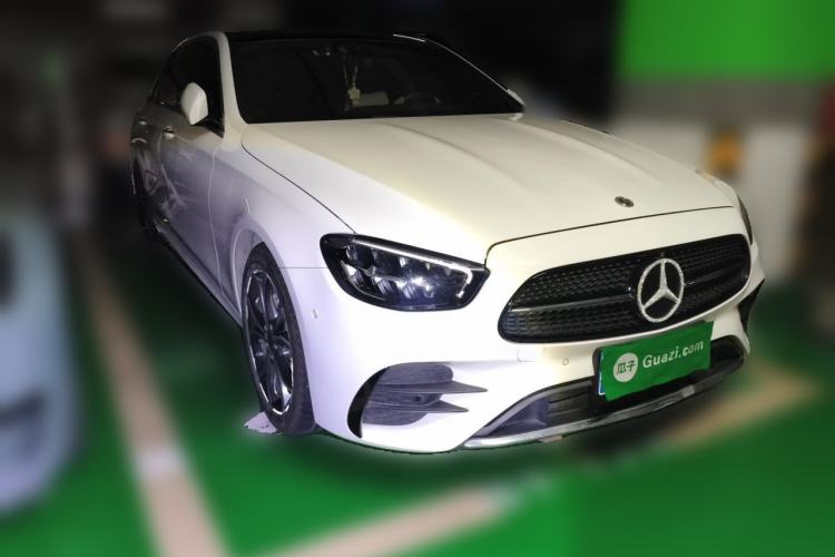 Used Mercedes-Benz E-Class 2022 Revised E 300 L Sporty and Stylish Edition Front Right 45 Deg
