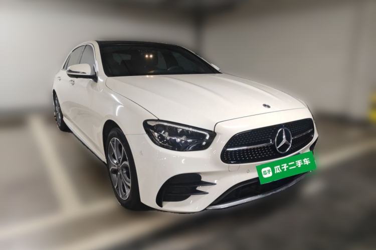 Used Mercedes-Benz E-Class 2022 Revised E 300 L Sporty and Stylish Edition Front Right 45 Deg