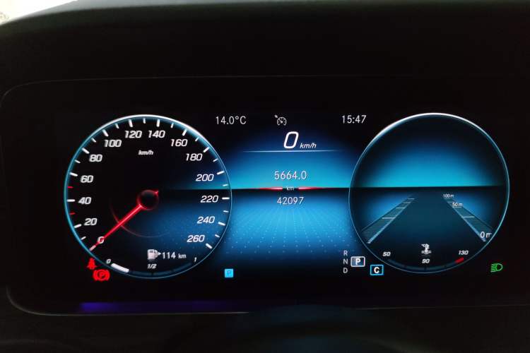 Used Mercedes-Benz E-Class 2022 Revised Version E 300 L Sporty and Stylish Edition Instrument Cluster