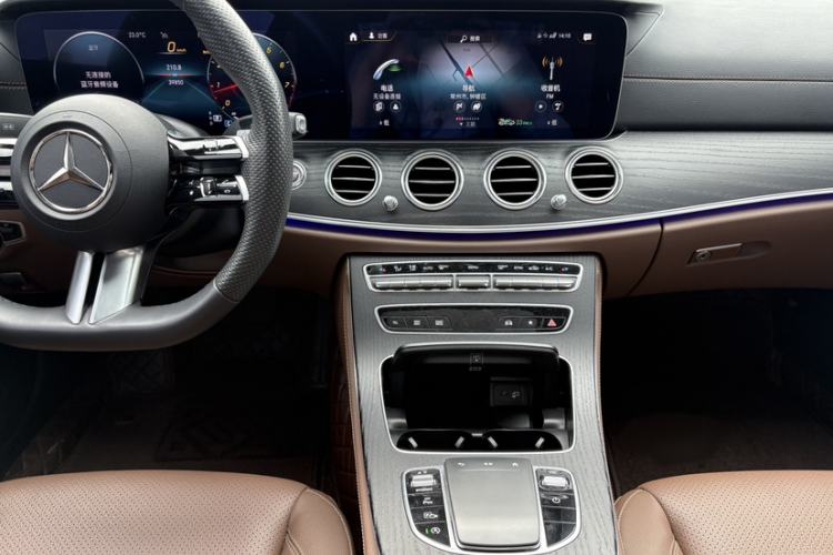 Used Mercedes-Benz E-Class 2023 Restyled E 300 L Sporty and Stylish Edition Audio And AC Panel