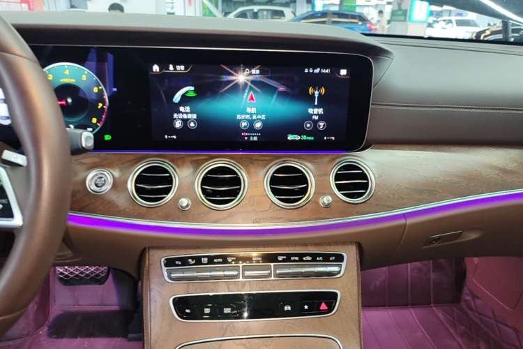 Used Mercedes-Benz E-Class 2023 E 300 L Luxury Model Audio And AC Panel