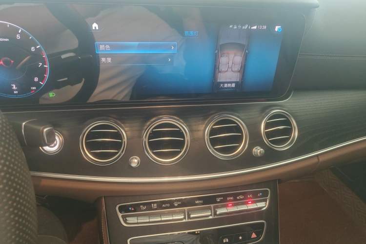 Used Mercedes-Benz E-Class 2023 E 300 L Sporty and Stylish Model Audio And AC Panel