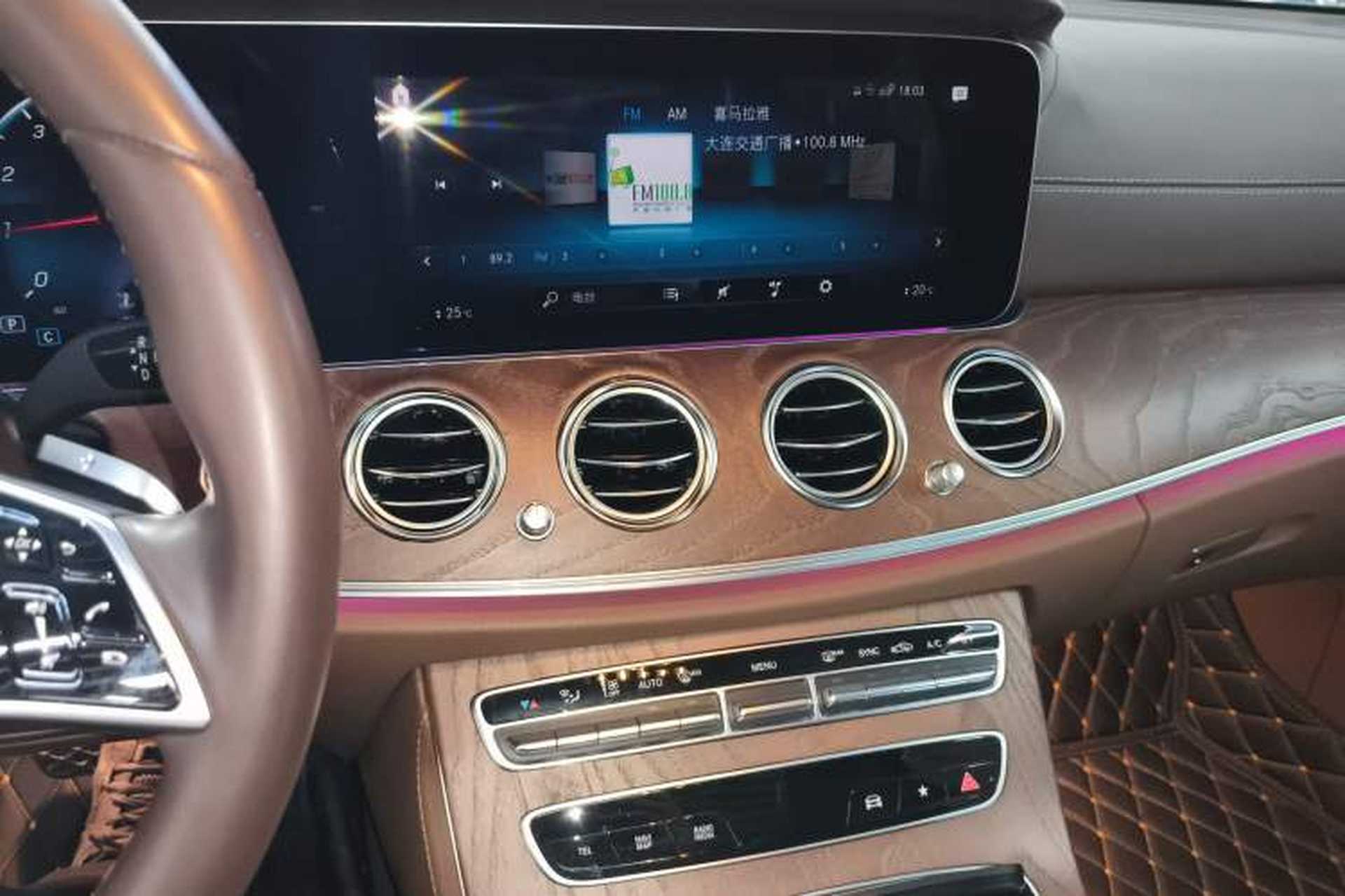 Used Mercedes-Benz E-Class 2023 E 300 L Luxury Model Audio And AC Panel