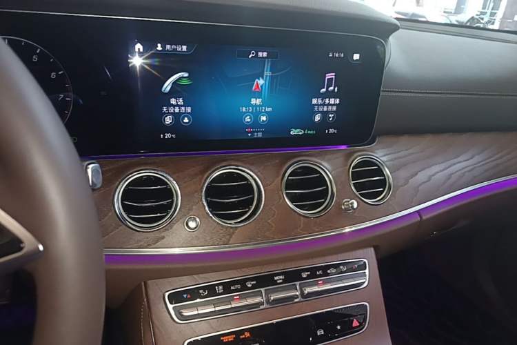 Used Mercedes-Benz E-Class 2023 Revised E 300 L Prestige Edition Audio And AC Panel