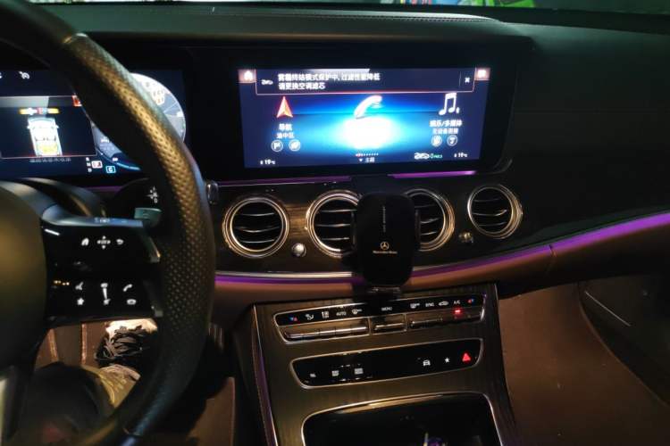 Used Mercedes-Benz E-Class 2023 E 300 L Sporty and Stylish Model Audio And AC Panel