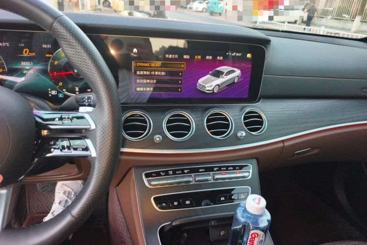 Used Mercedes-Benz E-Class 2023 E 300 L Sporty and Stylish Model Audio And AC Panel