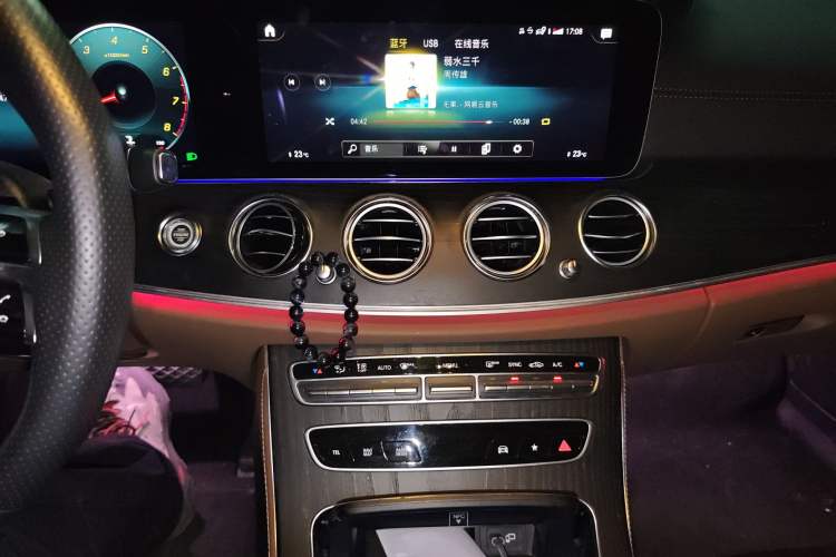 Used Mercedes-Benz E-Class 2023 E 300 L Sporty and Stylish Model Audio And AC Panel