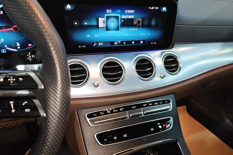 Used Mercedes-Benz E-Class 2023 E 300 L Sporty and Stylish Model Audio And AC Panel