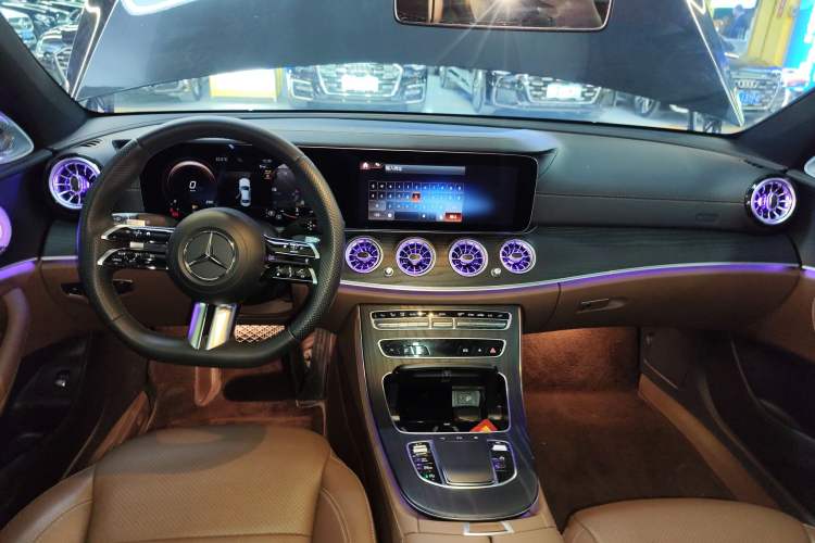 Used Mercedes-Benz E-Class 2023 E 300 L Sporty and Stylish Model Audio And AC Panel