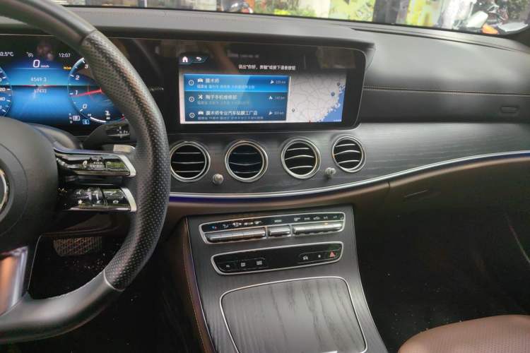 Used Mercedes-Benz E-Class 2023 E 300 L Sporty and Stylish Model Audio And AC Panel