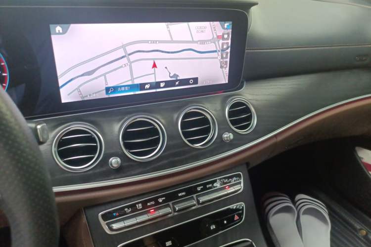 Used Mercedes-Benz E-Class 2023 E 300 L Sporty and Stylish Model Audio And AC Panel